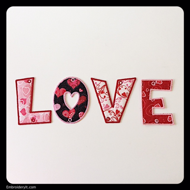 Love is in the Air with Embroidery JAMs new Valentines Day Set