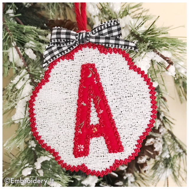 Free Applique and Free Standing Lace Alphabet Begins Now - Embroidery It